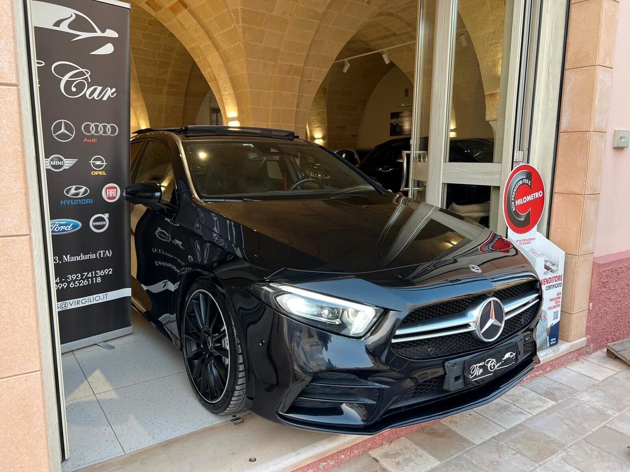 MERCEDES A35 AMG 2.0 4MATIC 306CV TETTO NAVI CAM360° ANNO 2020