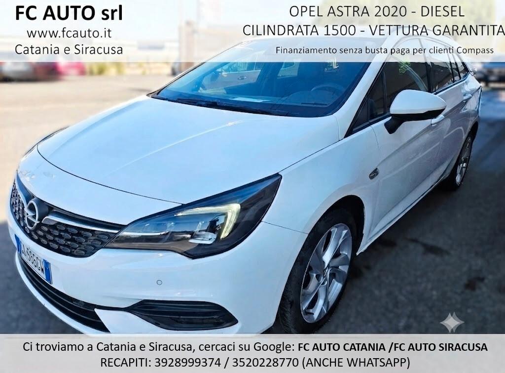 Opel Astra 1.5 CDTI 122 CV S&S Sports Tourer GS Line 2020