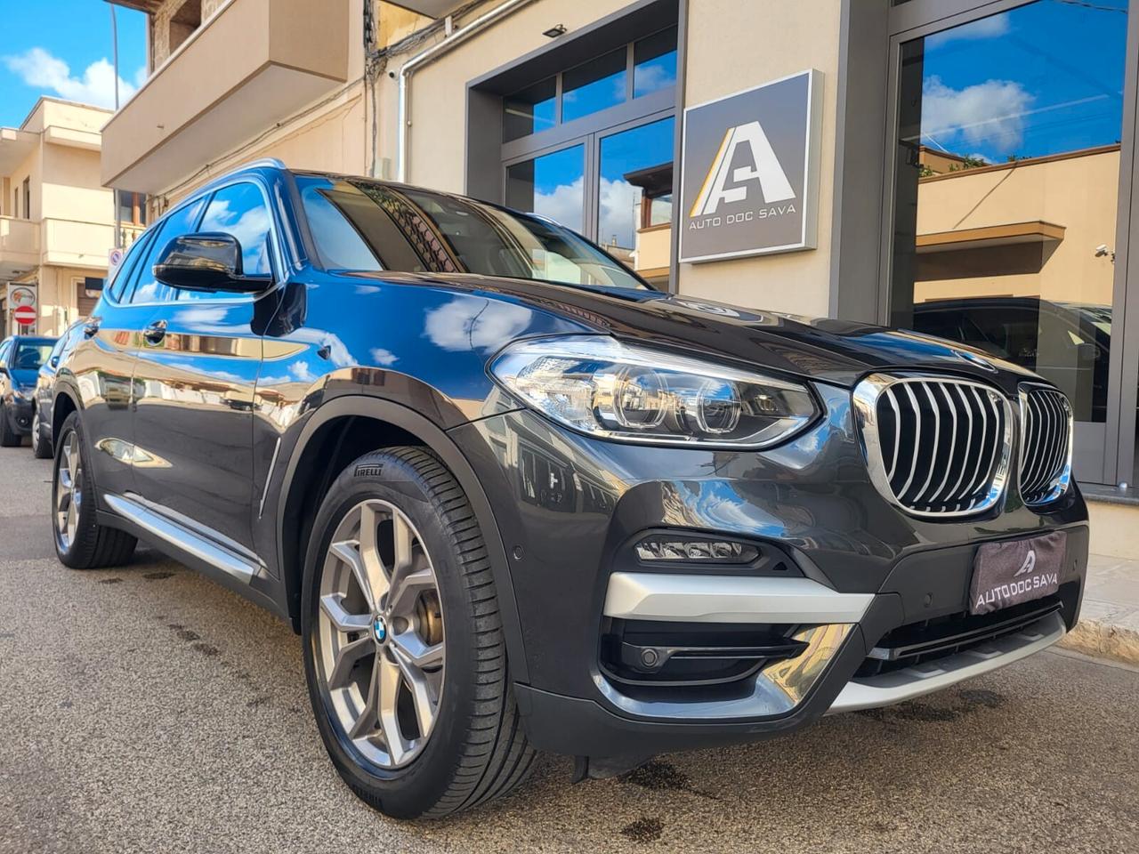 Bmw X3 X-Drive2.0 D XLine 190 CV+Luci Ambiente+Full Led+Navy Plus...