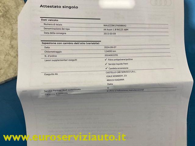 AUDI A4 Avant 1.8 TFSI 170CV multitronic
