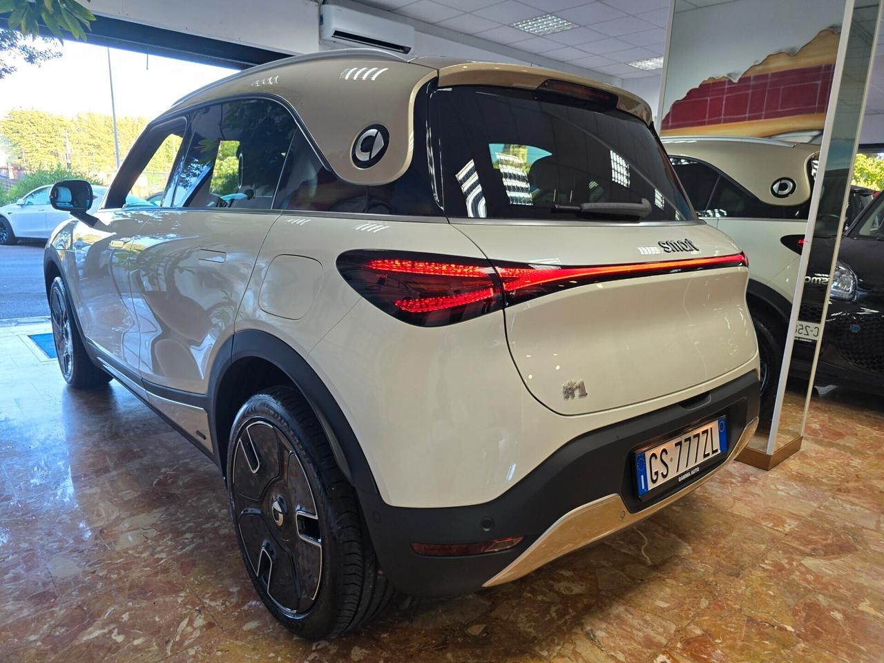 SMART #1 LAUNCH EDITION BIANCO PERLA MET PELLE BIANCA SOLO KM 3.700 UFFICIALE COME NUOVA FATTURABILE