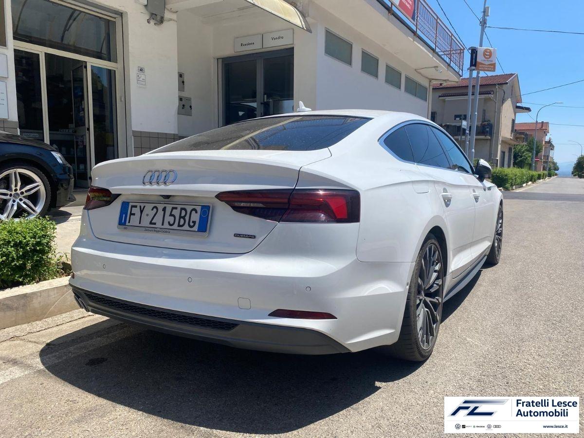 AUDI - A5 Sportback - A5 SPB 2.0 TDI 190CV cl.d qu. S line ed.(sede Piano Lago)