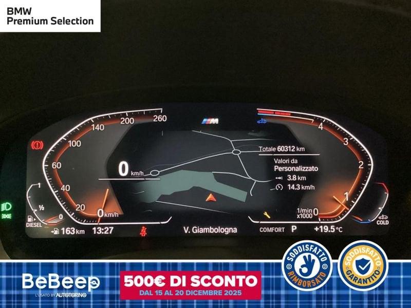 BMW X3 XDRIVE20D MHEV 48V MSPORT AUTO