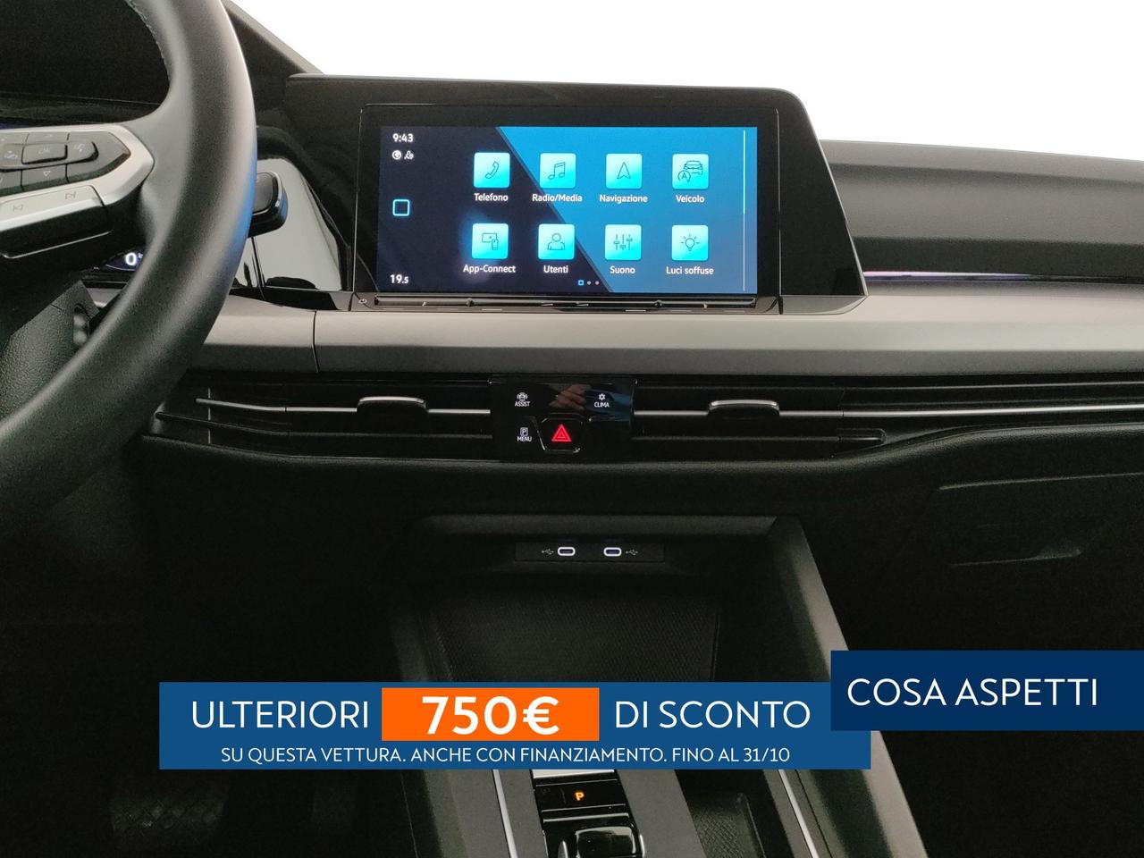 Volkswagen Golf 2.0 tdi life 115cv dsg