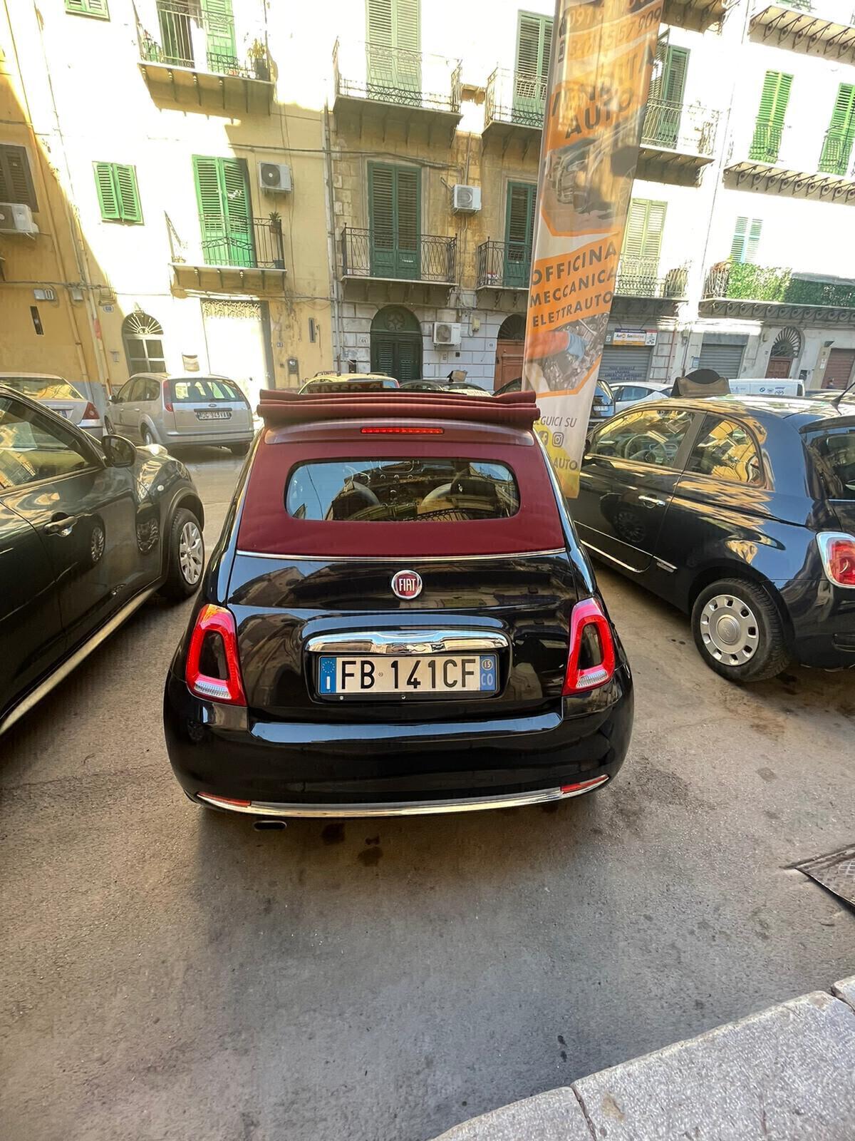 Fiat 500 Cabrio 1.2 lounge FINANZIABILE NEOPATENTATI