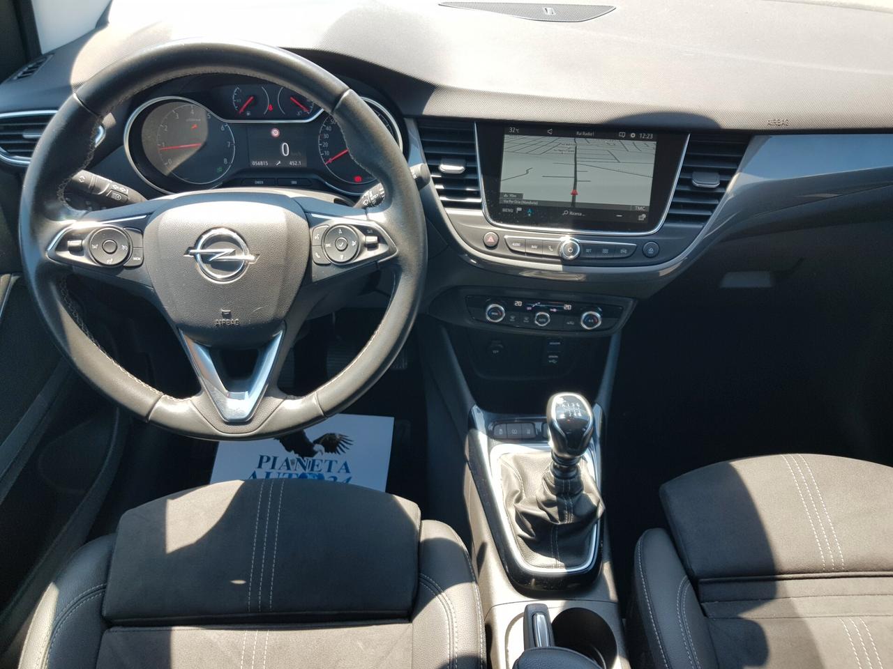 Opel Crossland 1.2 Elegance Navy Led Rcam Sensori Cerchi 17'
