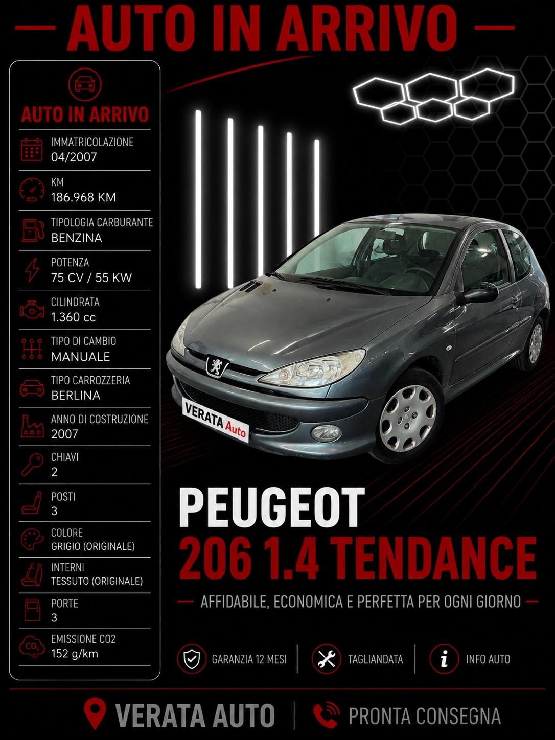 Peugeot 206 1.4 3p. Enfant Terrible