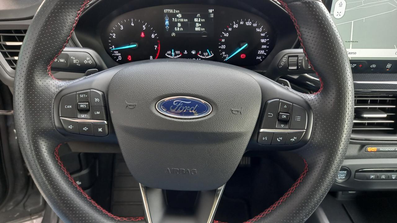 Ford Focus 1.0 EcoBoost Hybrid 125 CV Powershift SW ST-Line