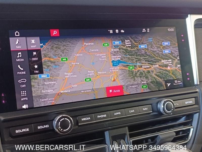Porsche Macan 2.9 GTS*volante GT Sport*SOUND BOSE*PASM*RADIO DAB+*Sedile 18 vie*TELECAMERA TOP VIEW*SEDILI RISC*