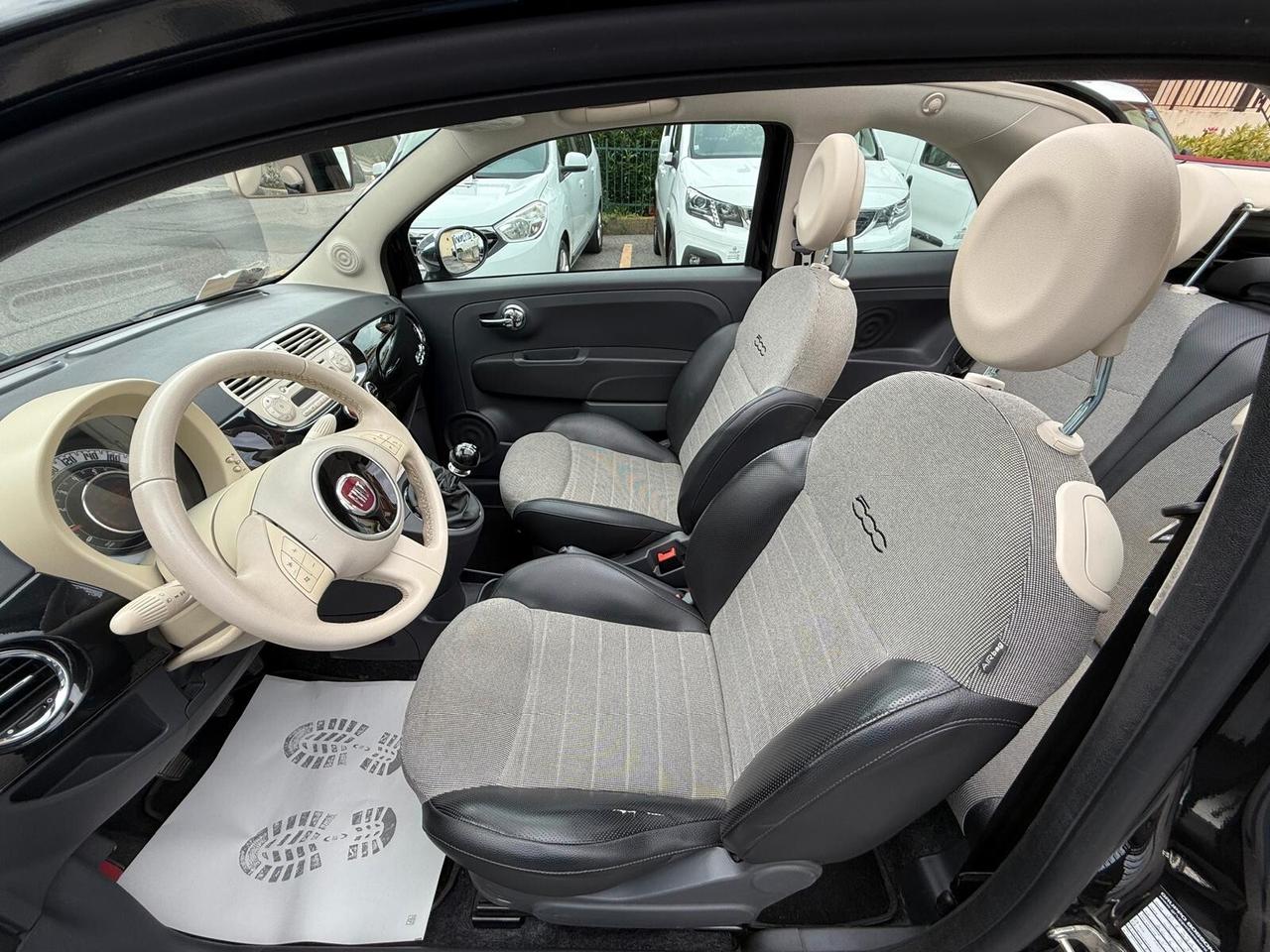 Fiat 500 Cabrio 0.9 TwinAir Turbo Lounge *Capote Rossa*