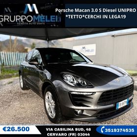 Porsche Macan 3.0 S Diesel UNIPRO *TETTO*CERCHI IN LEGA19
