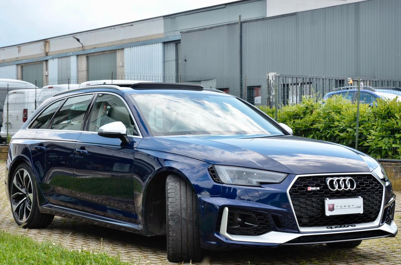 AUDI RS4 AVANT 2.9 TFSI QUATTRO 450cv TIPTRONIC, CRONOLOGIA SERVICE AUDI, UFF ITALIANA, FULL OPTIONAL, TETTO, SCARICO, HI-FI BANG & OLUFSEN, MATRIX, PERMUTE