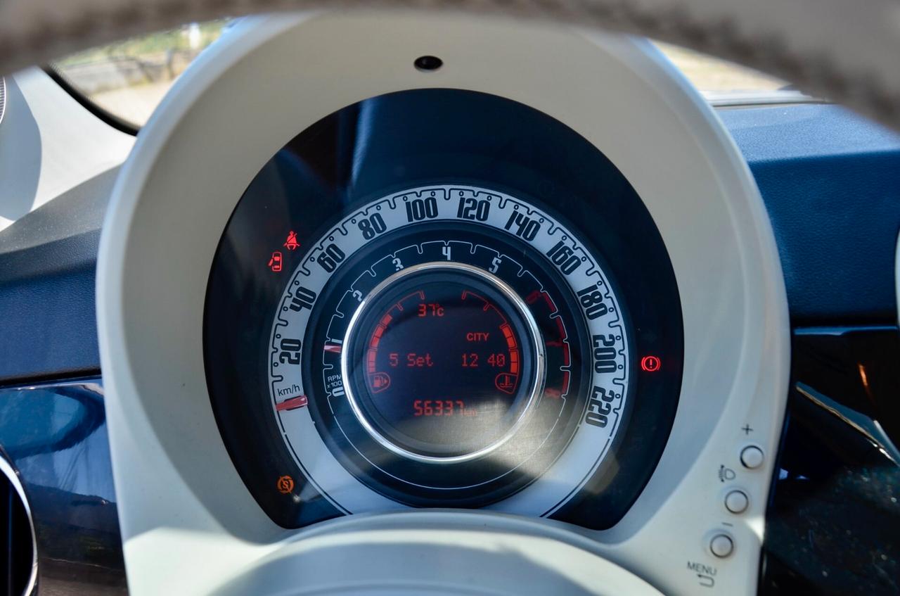 FIAT 500 1.2 LOUNGE 69cv MANUALE, UFF ITALIANA, SERVICE DIMOSTRABILI, TETTO, BLUETOOTH, PERMUTE