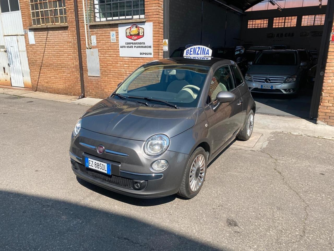 Fiat 500 1.2 69cv Lounge Tetto Panoramico - NEOPATENTATI - GARANZIA 12 MESI