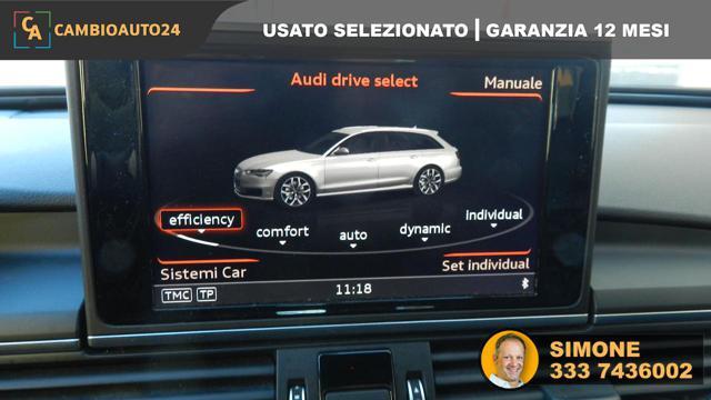 AUDI A6 Avant 2.0 TDI 190 CV S LINE DOPPIO CERCHIO DA 20°