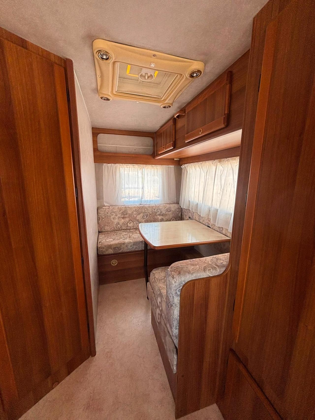 Mercedes-benz camper mansardato rimork super brig 729