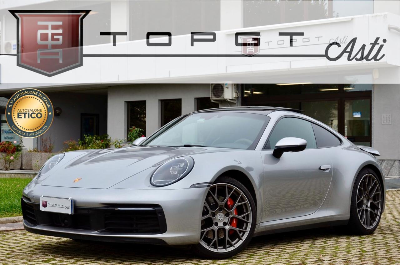 Porsche 911 992 3.0 PDK 450cv Carrera 4S, PORSCHE APPROVED, UFF ITALIANA, SCARICO, TETTO, EURO 6D, PERMUTE