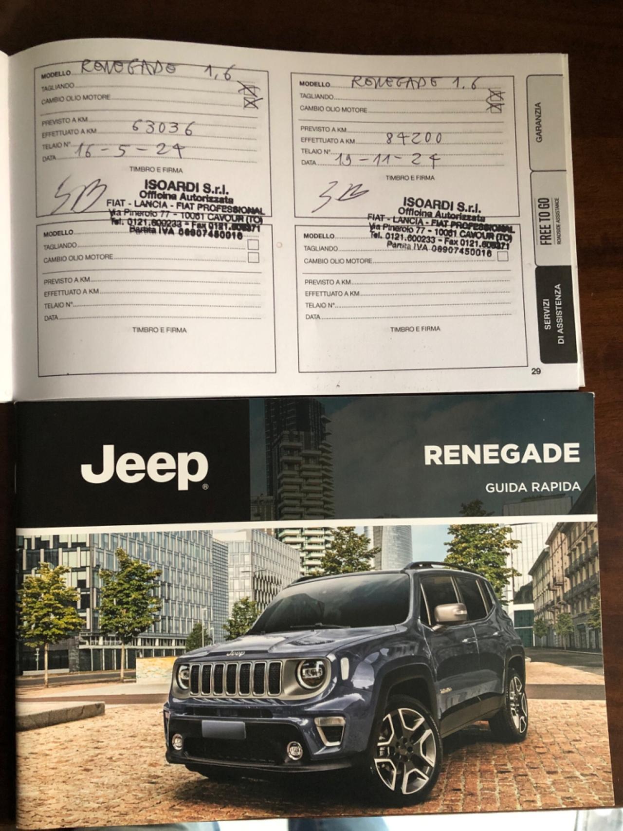Jeep Renegade 1.6 Mjt 130 CV Limited RETROCAMERA