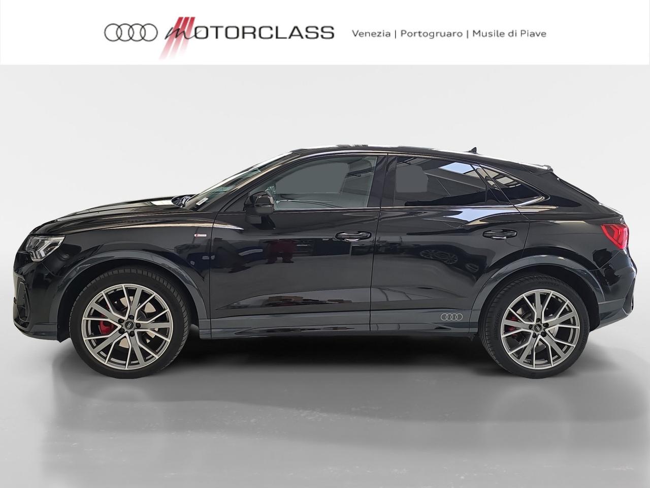 Audi Q3 sportback 45 2.0 tfsi 245cv identity black quattro s tronic