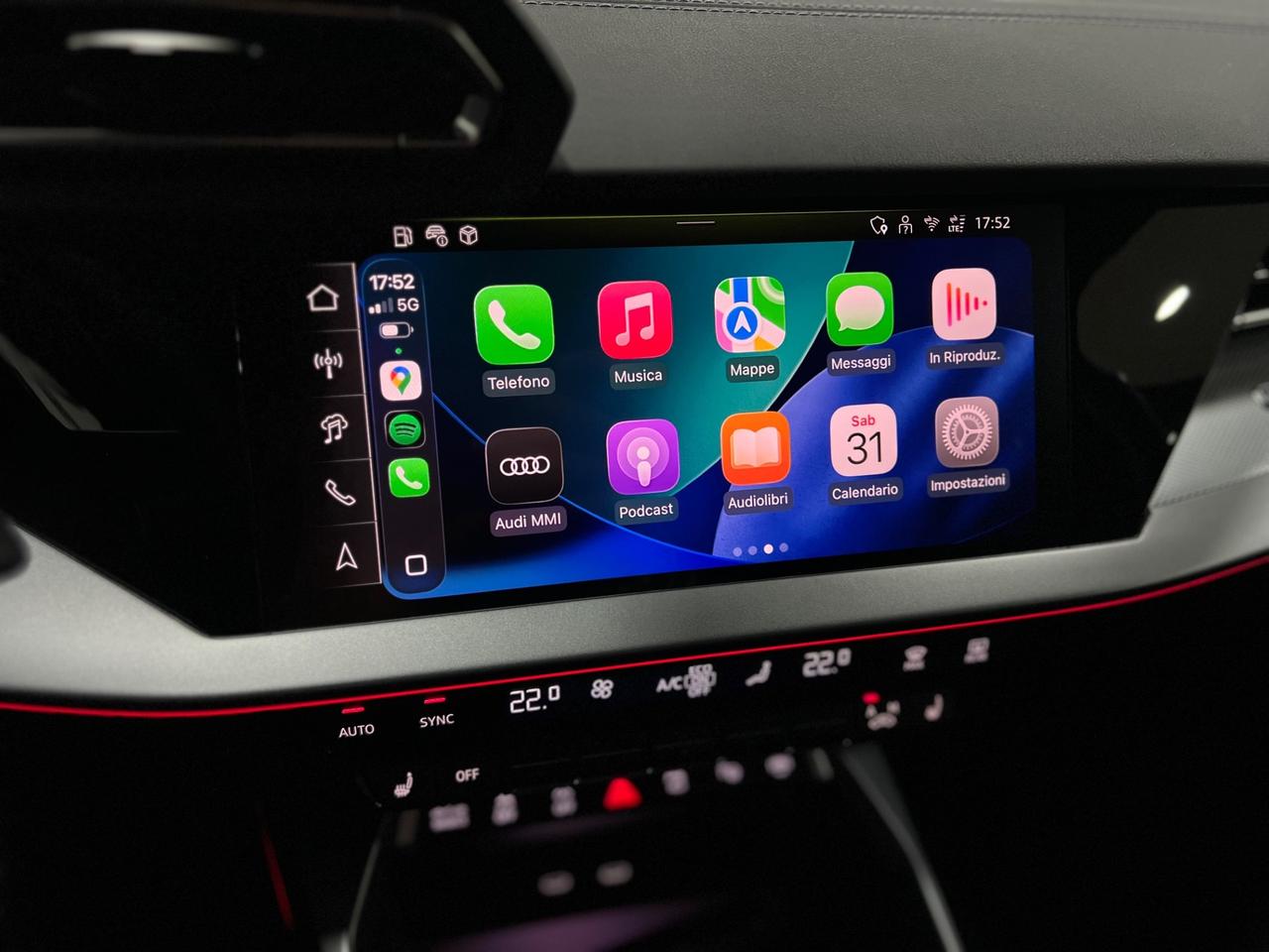 Audi A3 SPB 35 2.0 TDI STronic SLine 150 cv