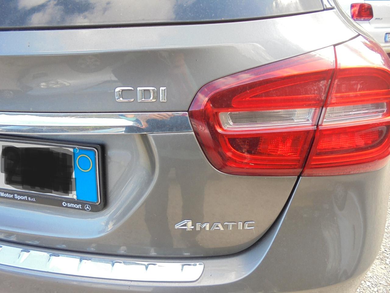 Mercedes-benz GLA 200 GLA 200 CDI Automatic 4 RUOTE MOTRICI