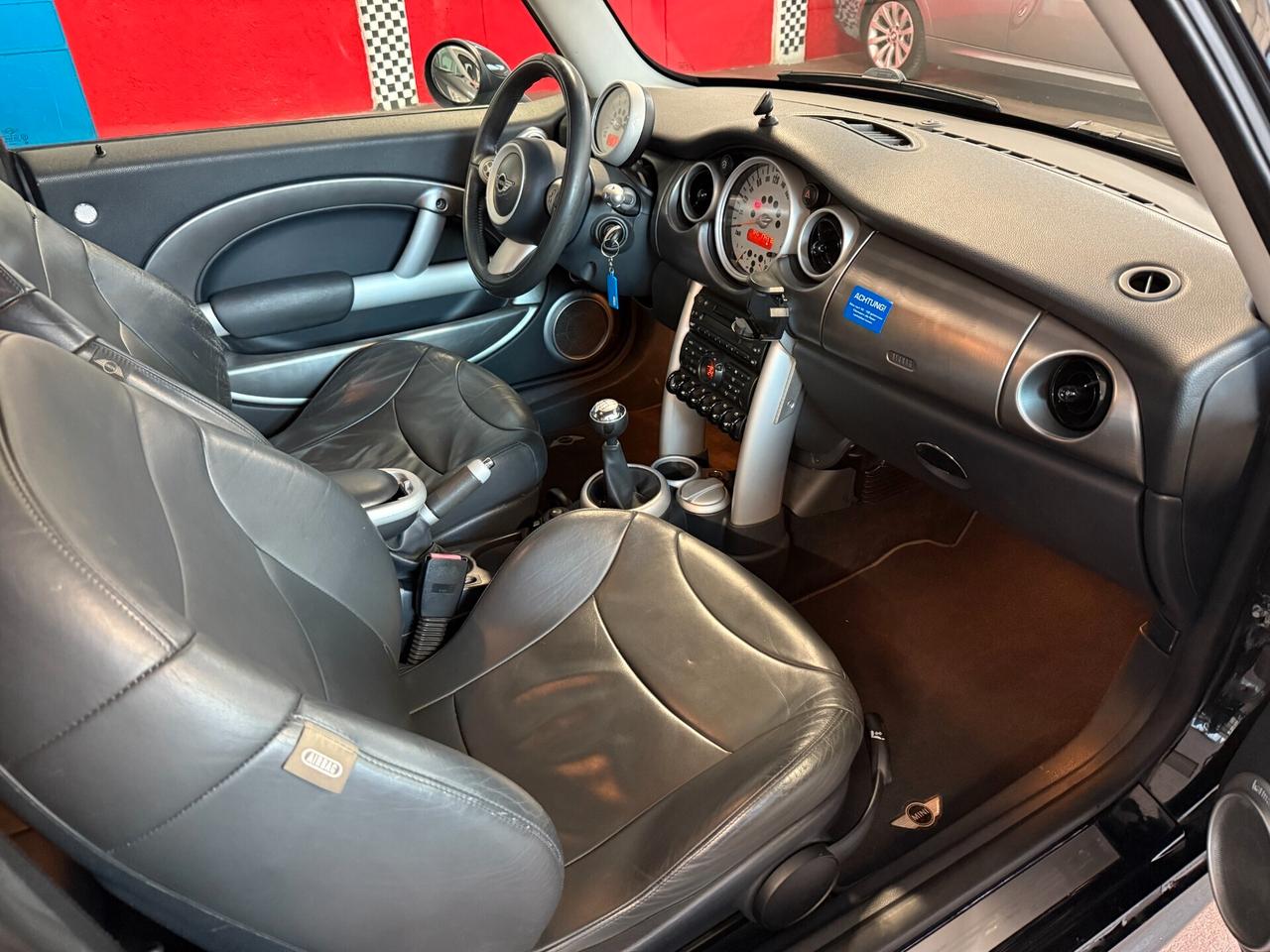 Mini 1.6 COOPER S KIT JCW ORIGINALE 200cv - TETTO - PELLE