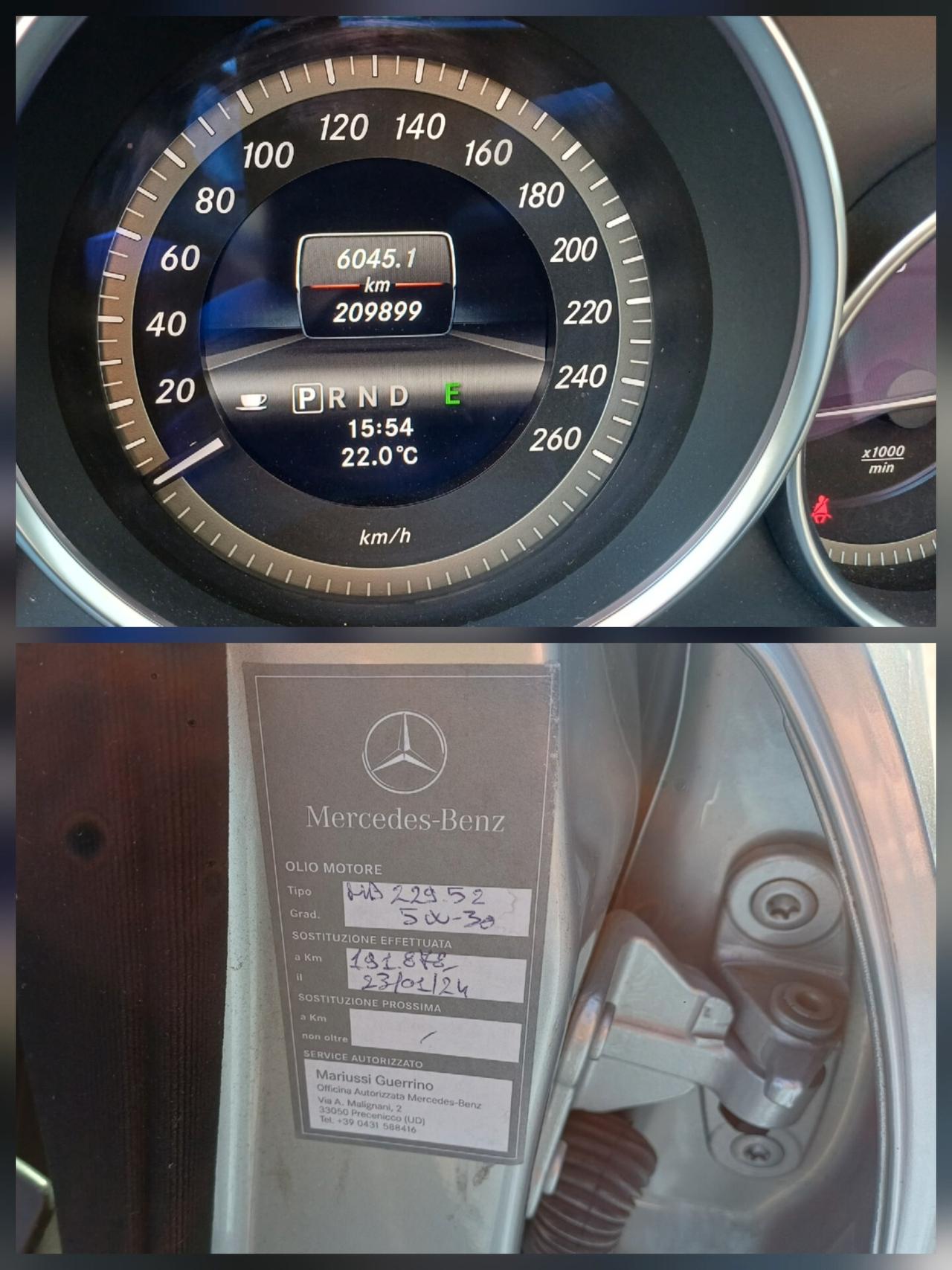 Mercedes-benz C 180 220 CDI S.W. BlueEFFICIENCY 209000km OK NEOPATENTATI