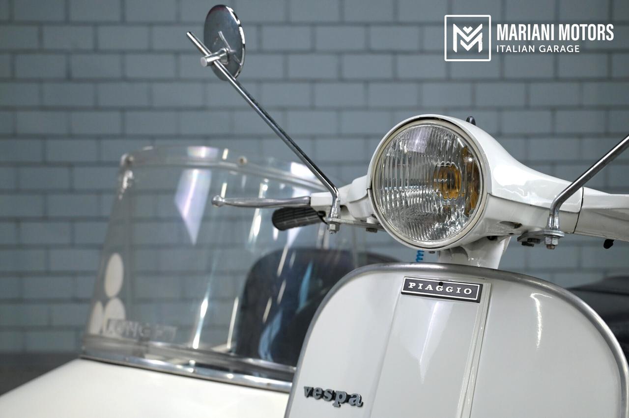 Vespa P200E Sidecar TARGA ORO 3 Posti!