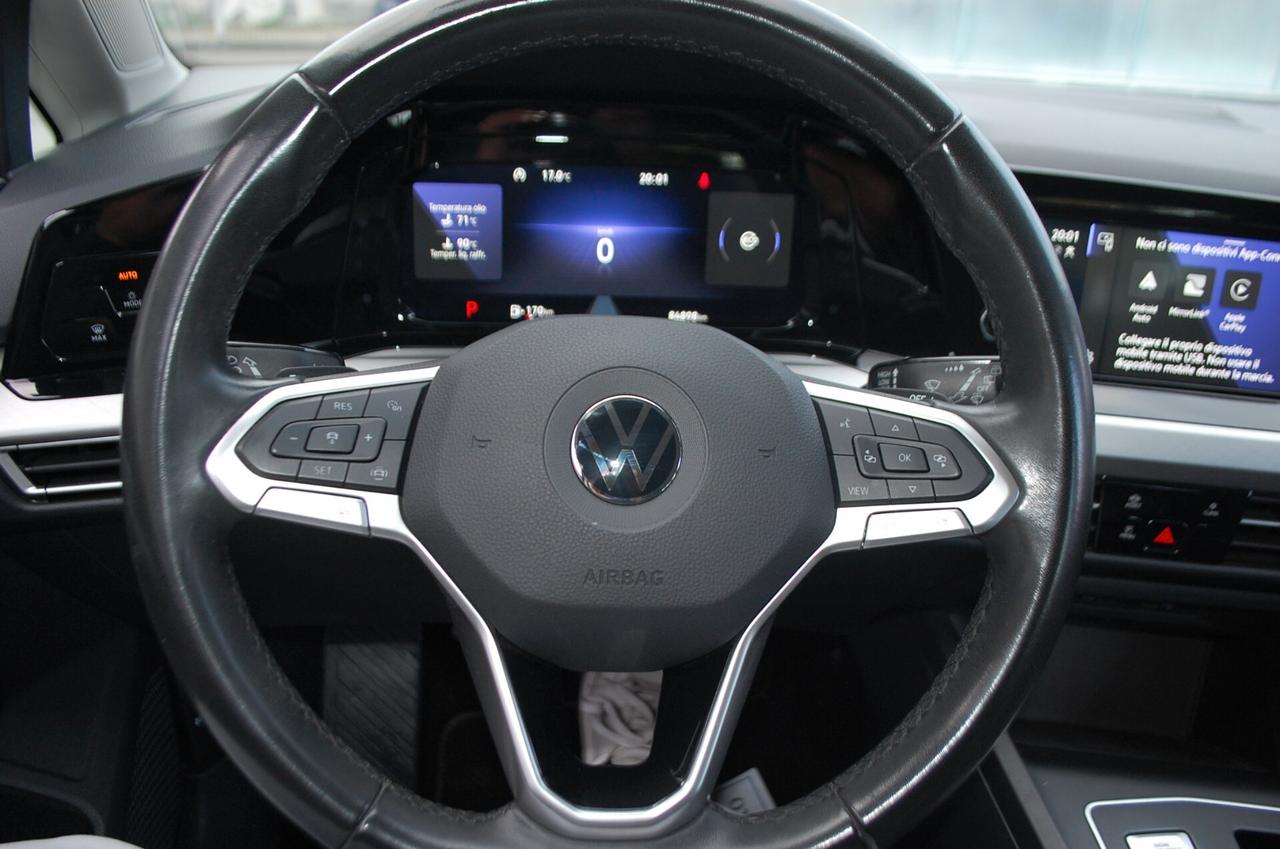 Volkswagen Golf 1.0 etsi evo Life 110CV dsg Uff Italy Led Lega App