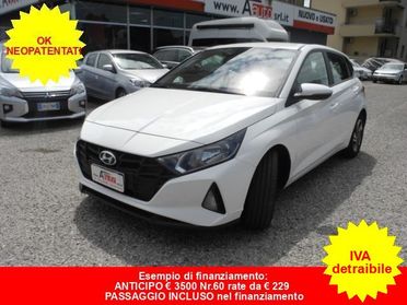 HYUNDAI i20 1.2 MPI Connectline -Ok NEOPATENTATI- "DA VETRINA"