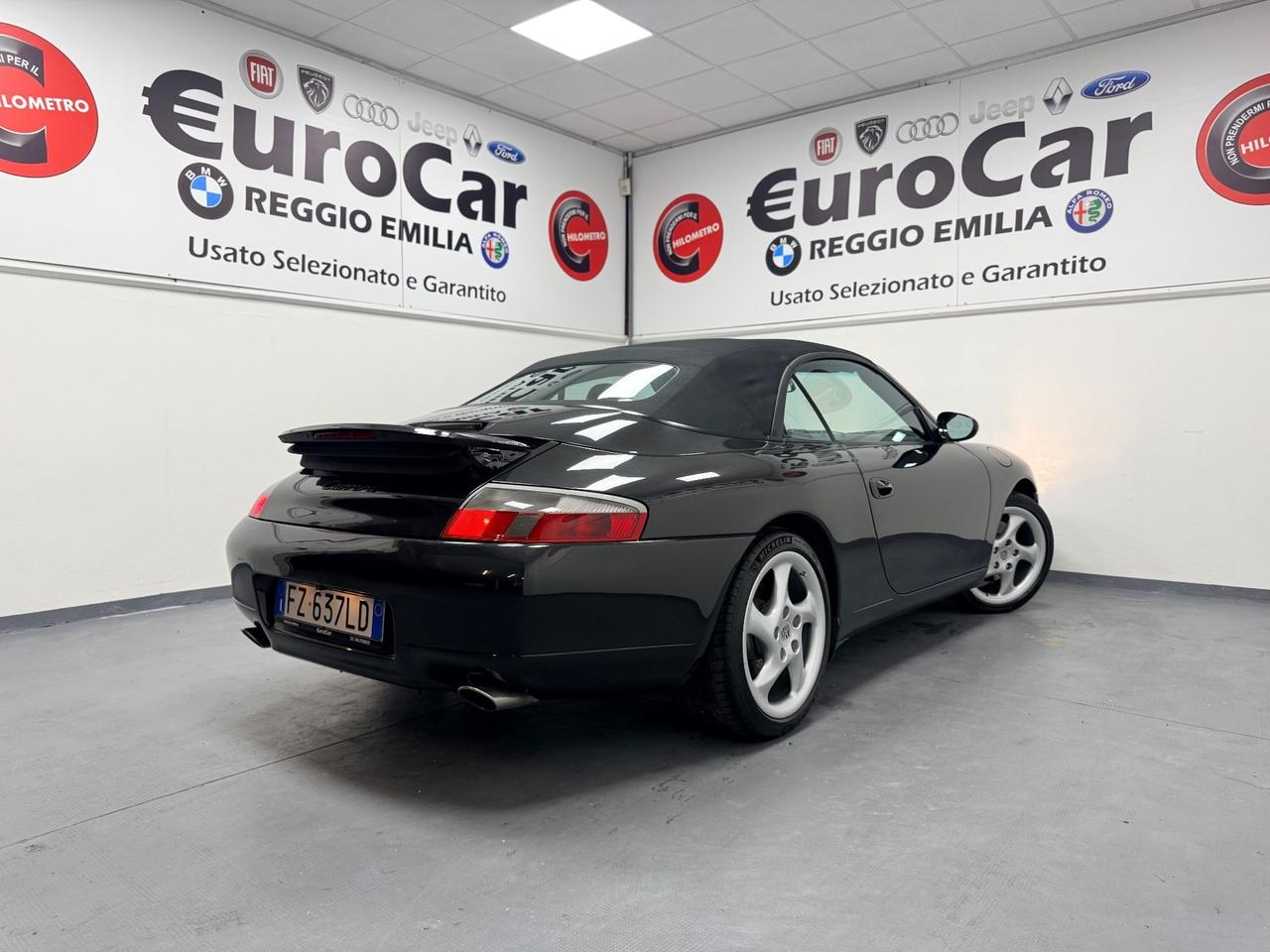 Porsche 911 3.4 Carrera 300CV Manuale Cabriolet ASI HARDTOP 06/2001 TAGLIANDI UFFICIALI