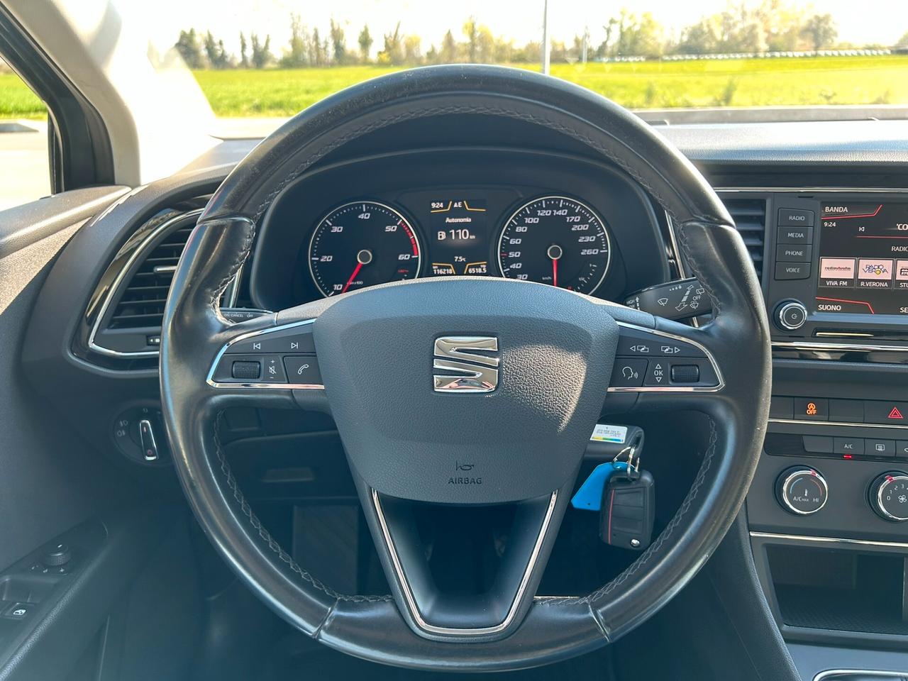 SEAT LEON 1.6 TDI 110CV EURO 6B - OK NEOPATENTATI