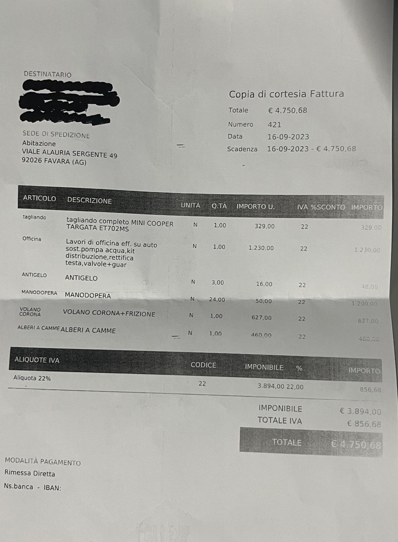 Mini Cooper D 1.6D 110Cv