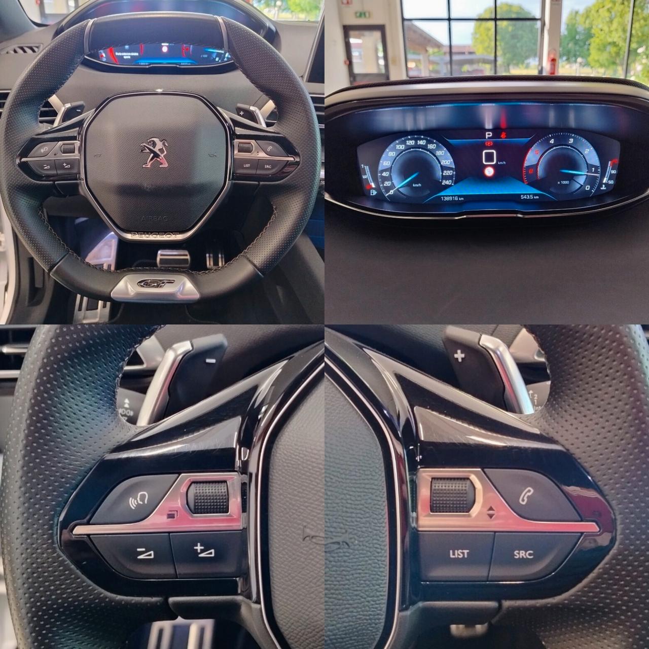 Peugeot 5008 2.0 bluehdi GT 180cv #TETTO #LED #PACK LUCI #7 POSTI