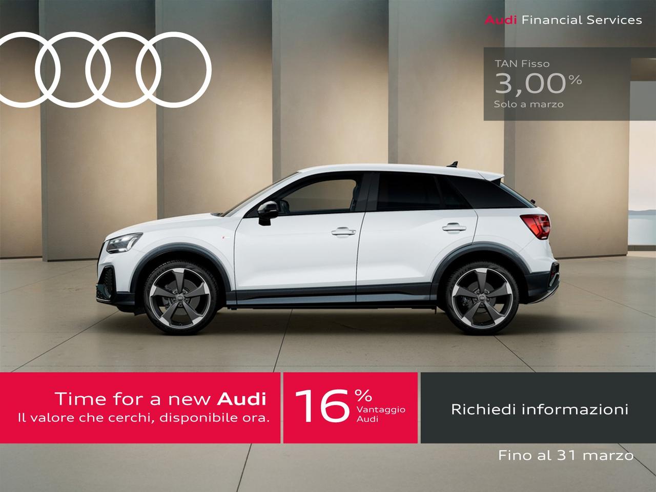 Audi Q2 35 2.0 tdi identity black s-tronic