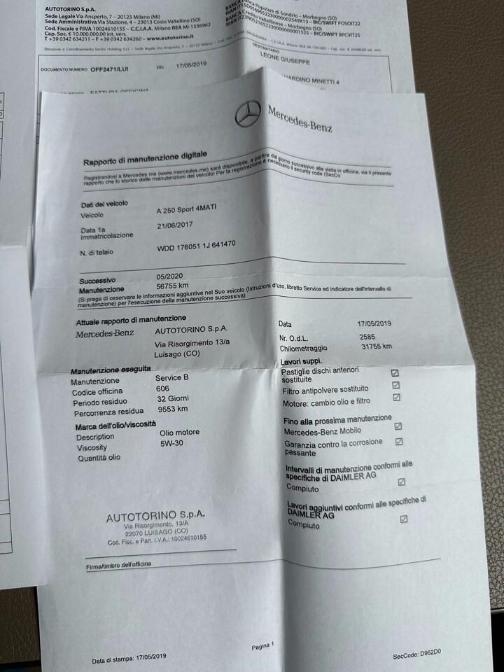 Mercedes A 250 Supersport 4matic Autom 218cv