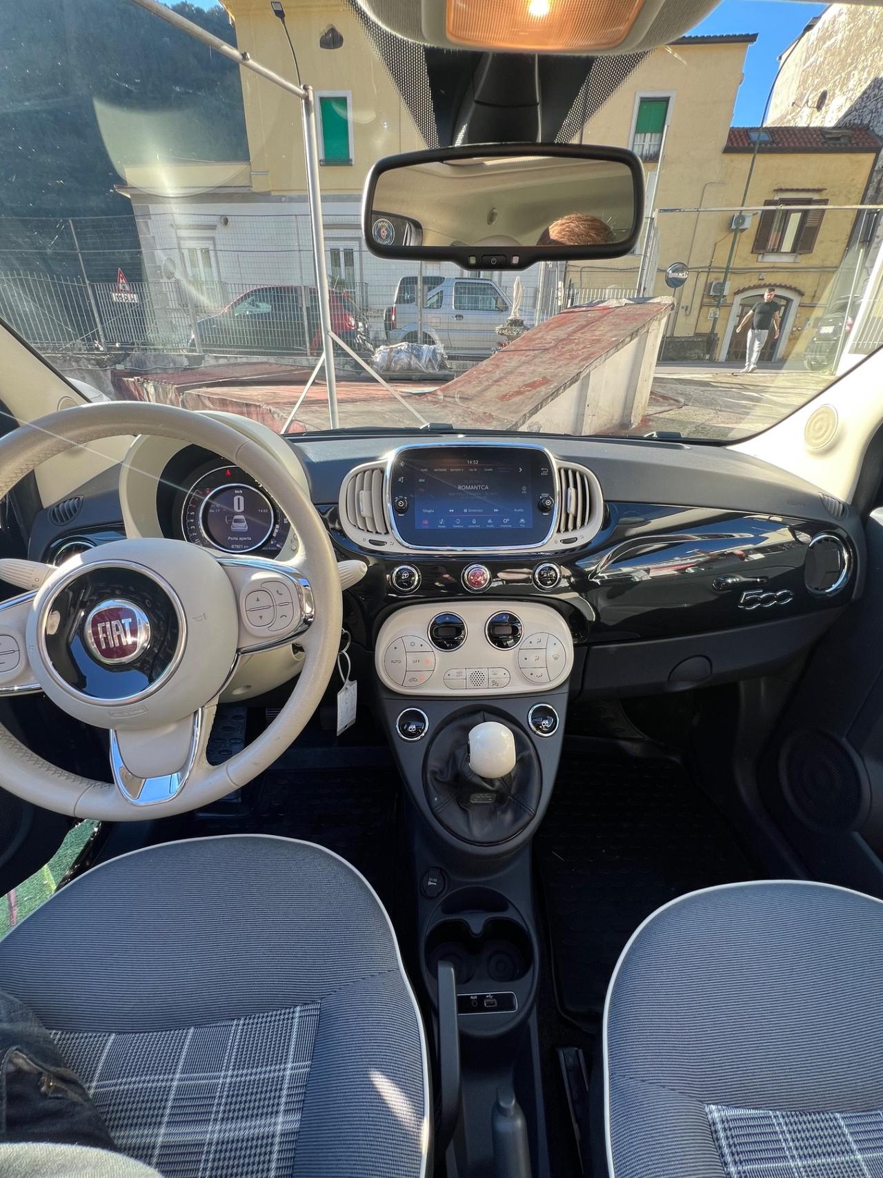 Fiat 500 1.2 69cv Lounge con Tetto Panoramico Apribile