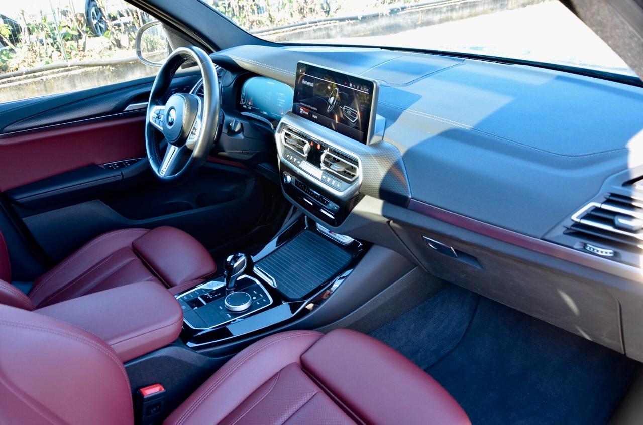 BMW X3 XDRIVE M40d MHEV 48V 340cv AUTO, GARANZIA UFF BMW, SERVICE BMW, UFF ITALIANA, TETTO, MBRAKES, FARI FULL LED, RETROCAMERA, 21", PERMUTE