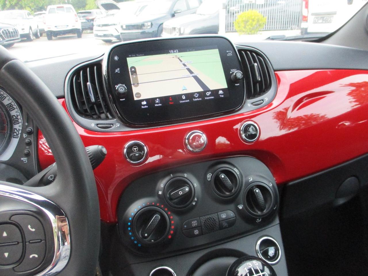 Fiat 500 1.0 hybrid 70cv NAVI/CarPlay/Sensori
