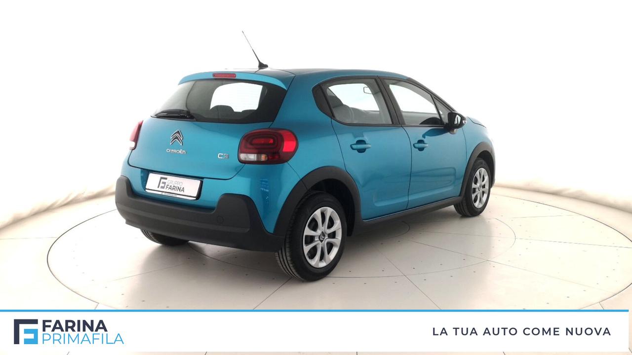CITROEN C3 III 2017 - C3 1.2 puretech Feel s&s 83cv neopatentati my20
