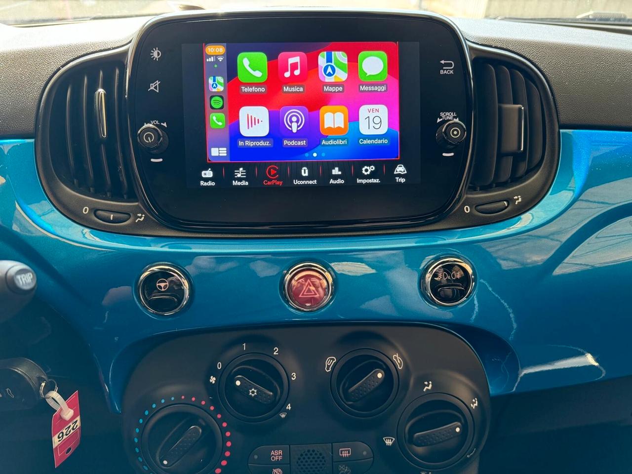 Fiat 500 1.0 Hybrid Sport, CARPLAY, SENSORI