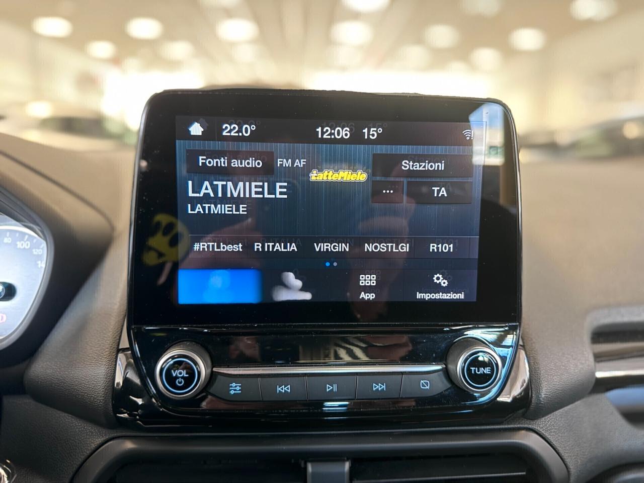 Ford EcoSport 1.0 EcoBoost 125 CV Start&Stop Active PROMO 24 MESI GARANZIA COMPLETA