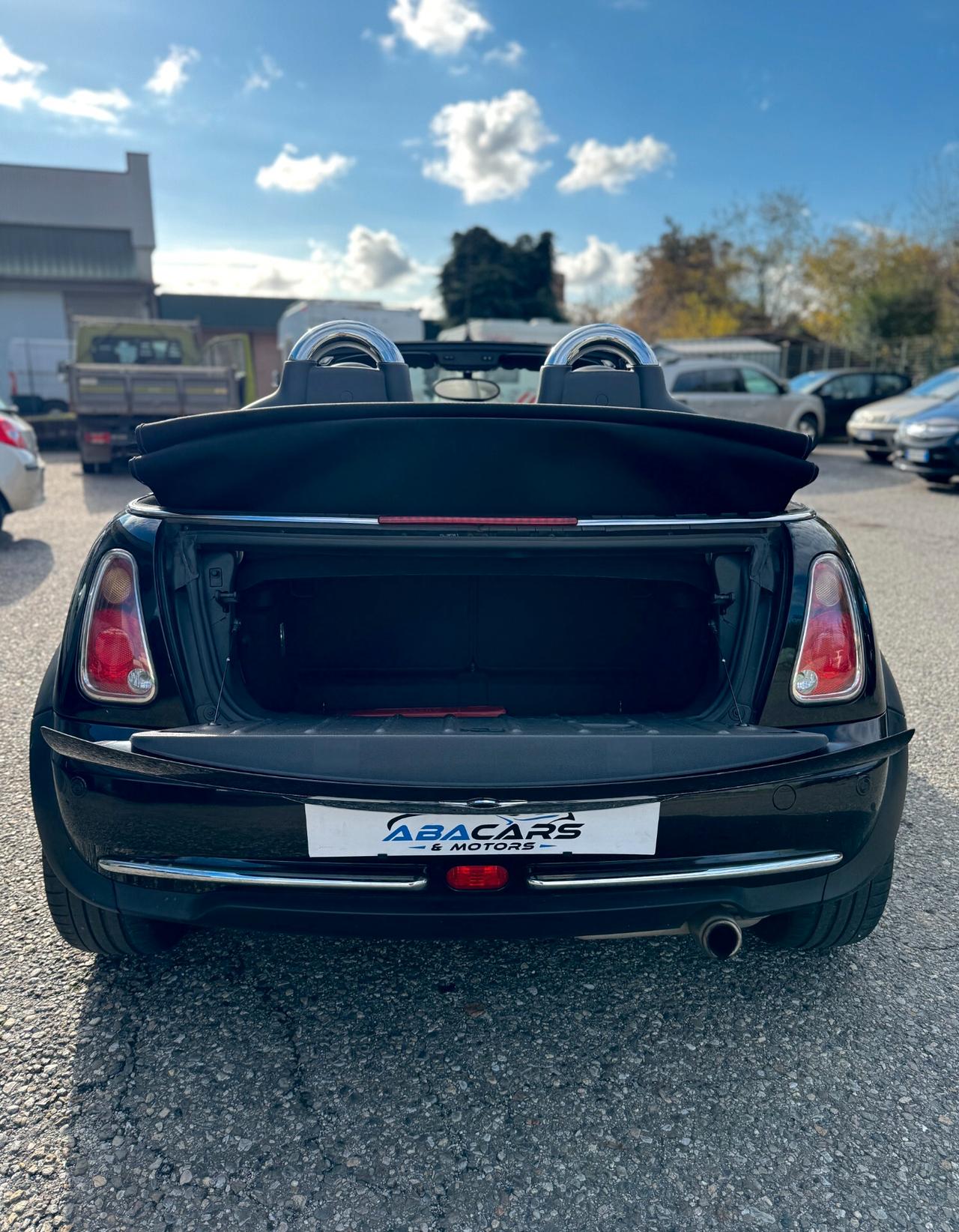 Mini Cabrio 1.6 85kw Benz *Catena Distribuz.*doppio treno di cerchi lega*