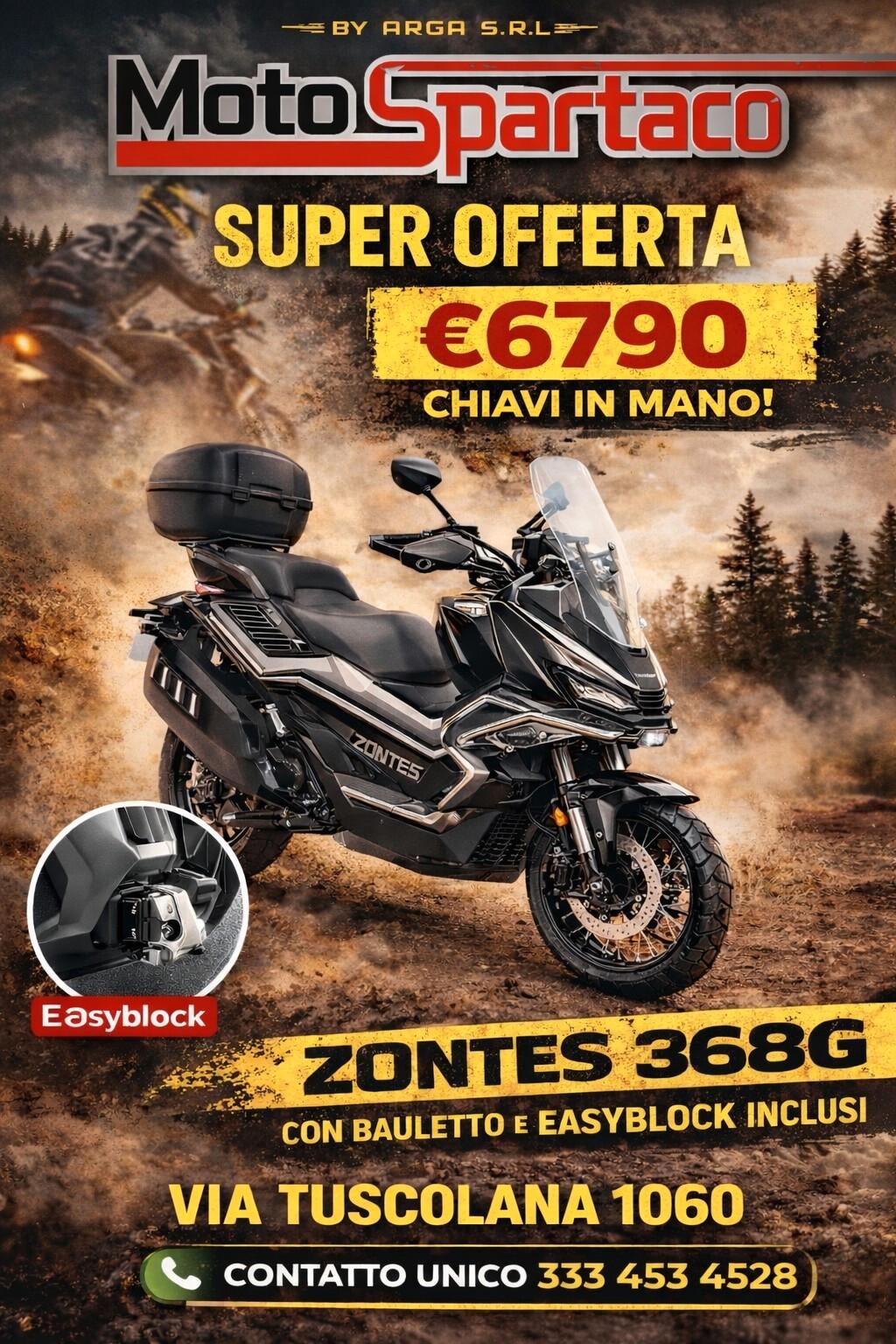ZONTES ZT 368 G PREZZO SU STRADA CON ACCESSORI