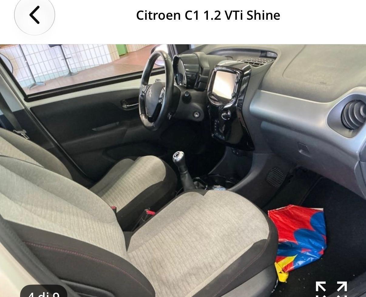 Citroen C1 PureTech 82 5 porte Shine Navi Camera