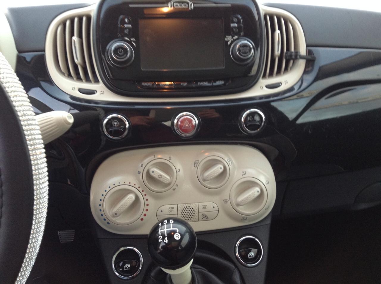 Fiat 500 1.2 Lounge PANORAMA, CERCHI IN LEGA, VOLANTE MULTIFUNZIONE CON BLUETOOTH E VIVAVOCE!!!!!