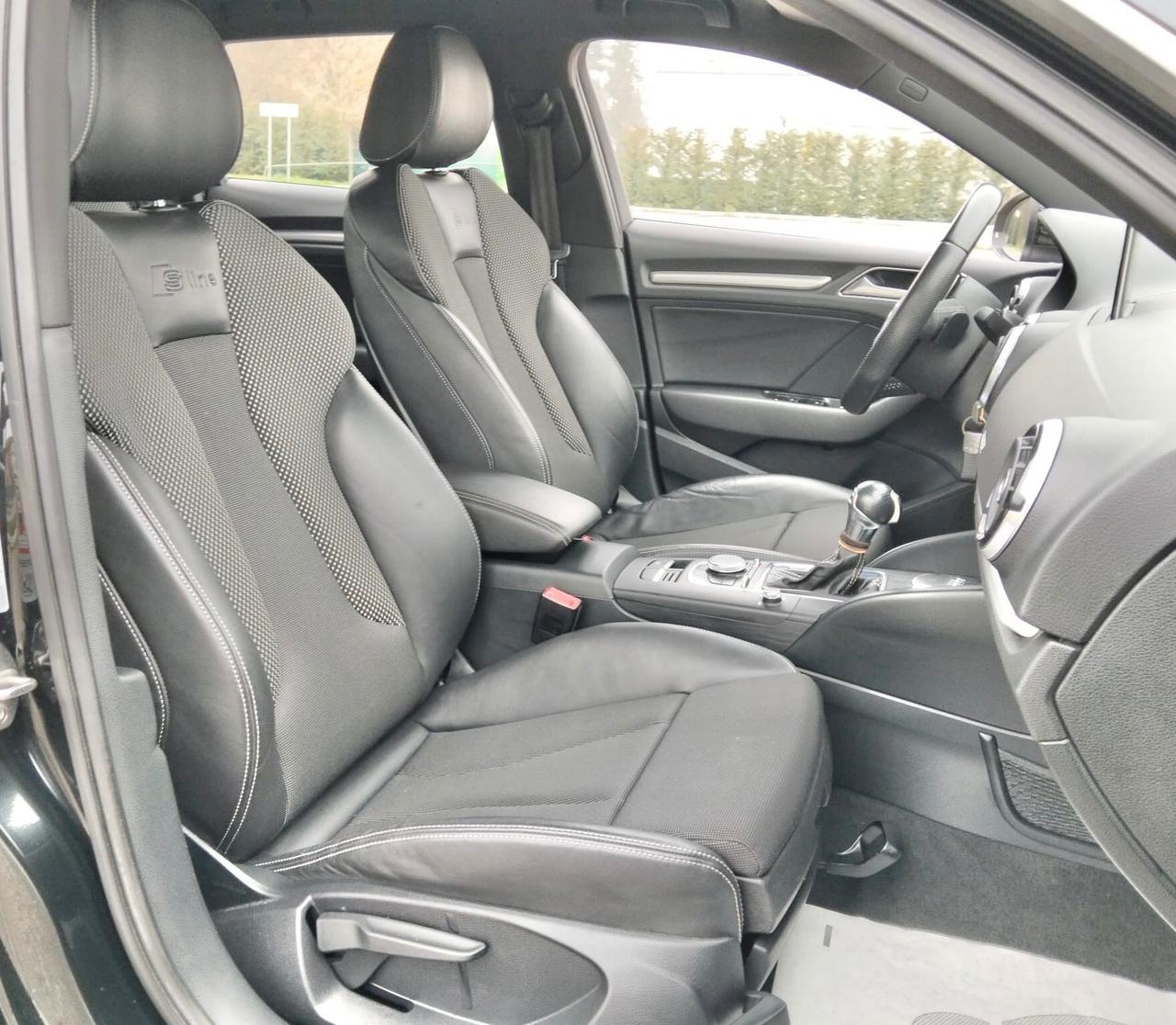 Audi A3 2.0 TDI 184 CV Quattro S tronic*S Line*Navi*Pelle*Xenon*Euro6