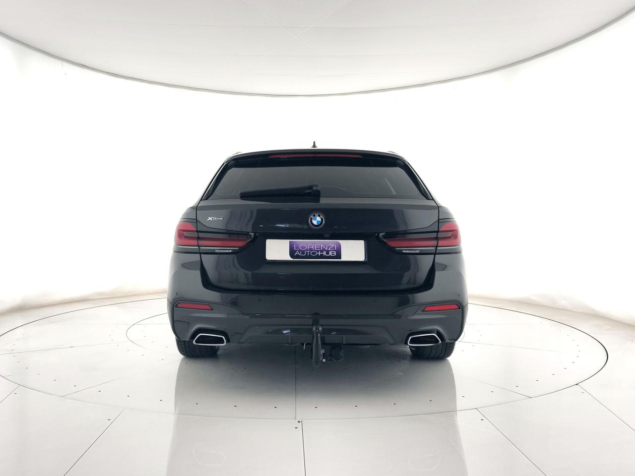 BMW 520d Touring mhev 48V xdrive Msport auto GANCIO TRAINO+CAMERA