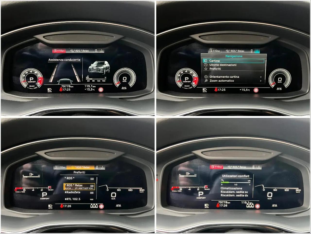 Audi Q7 55 3.0 TFSi MHEV 340cv Tiptronic8 Quattro Sport SEDILI VENTILATI-SOSPENSIONI PNEUMATICHE-CER