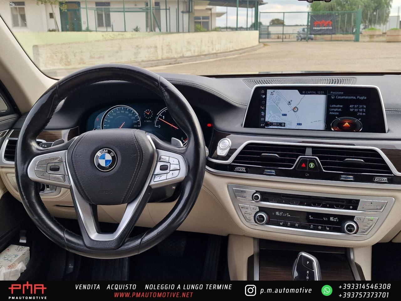BMW 730 d xdrive Luxury auto tagl. bmw